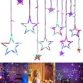 thumbnail image 1 of Guirnalda Luces LED Hadas Con Estrellas Navideñas para Fiestas en El Jardín Del (multicolor), 1 of 9