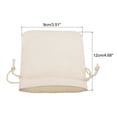 thumbnail image 2 of Unique Bargains Linen Burlap Bags with Drawstring for Gifts,DIY Craft Beige 9 x 12cm 12pack, 2 of 5