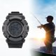thumbnail image 3 of Reloj de pesca profesional barómetro de pesca reloj barómetro de pesca al aire libre e interior gris negro para amantes de la pesca al aire libre LHCER Otros, 3 of 8