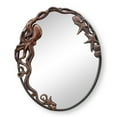 thumbnail image 2 of SPI Cast Iron Octopus Oval Wall Mirror, 2 of 2
