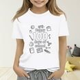 thumbnail image 2 of FDDMis Boys Tees Size 14-16 Girl Graphic Tees Children's Clothes Boys Youth Xl Shirts Boys Large Shirts White T Shirt Junior Sweatshirts for Teen Girls 14 Shirt Tween Shirts Teen Tshirts Girls, 2 of 7