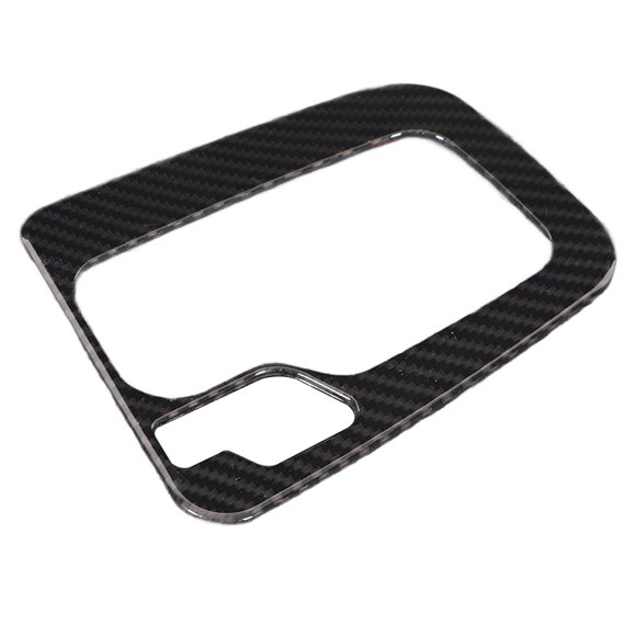 Moldura del panel de cambio de marchas estilo fibra de carbono ABS cubierta interior de coche de repuesto para Serie 3 E46 1998-2004