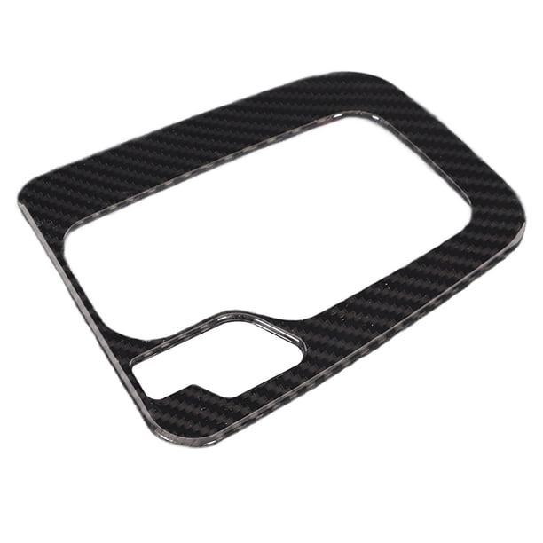Moldura del panel de cambio de marchas estilo fibra de carbono ABS cubierta interior de coche de repuesto para Serie 3 E46 1998-2004