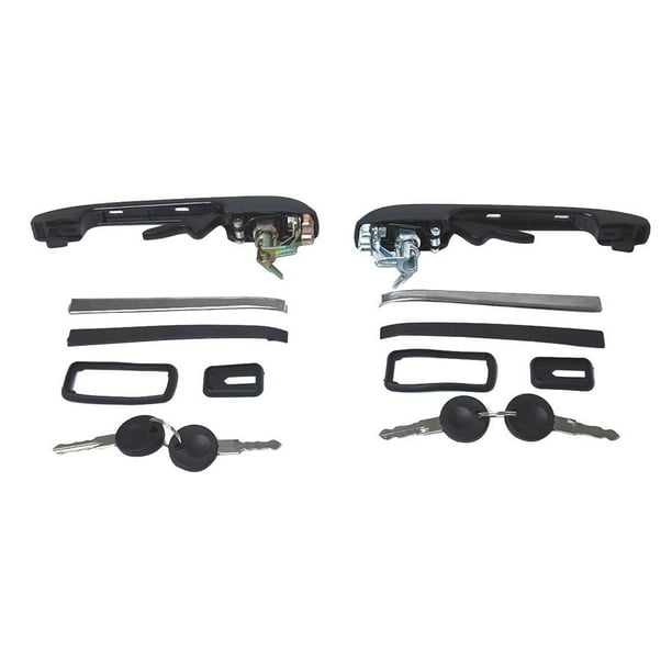 Manija de puerta exterior con llaves Likrtyny Para Golf Jetta MK1/MK2 delantera izquierda derecha