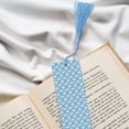 thumbnail image 6 of Kdxio Blue Fish Scale Texture Print Metal Tassel Bookmarks,Perfect Gift for Art Lovers and Bookworms Metal Bookmarks for Women, 6 of 8