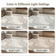thumbnail image 7 of ODIKA 8'x10' Washable Area Rug Bathroom Farmhouse Ash Abstract Asymmetrical Shapes Entryway for Living Room, Under Sectional, Family , Durable, Non-Slip, 7 of 7