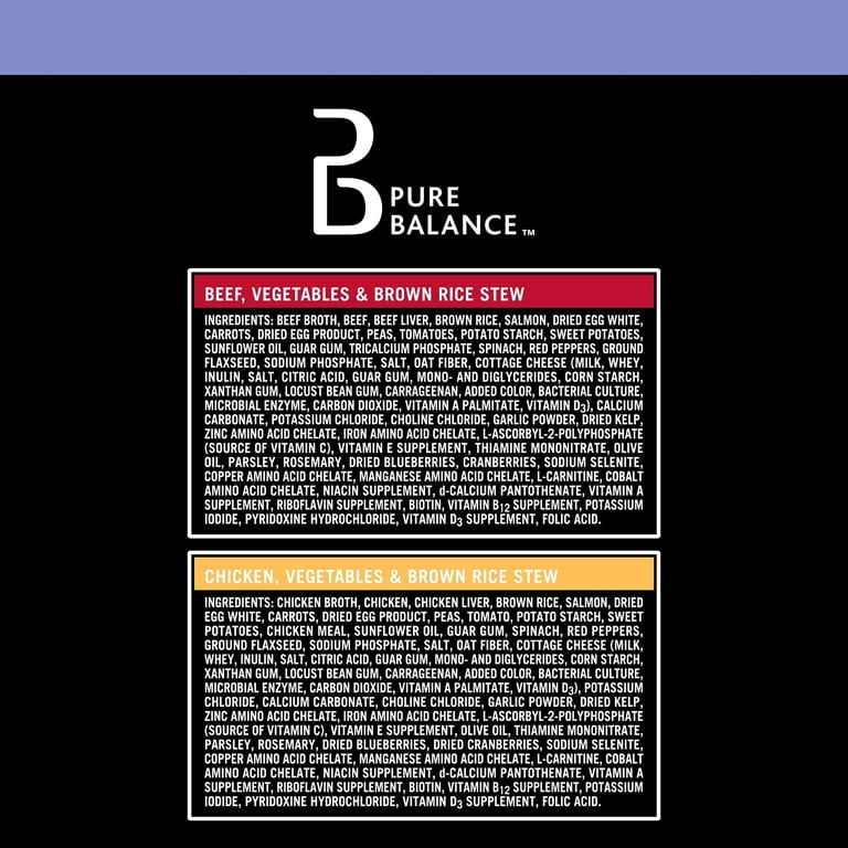 Pure Balance Beef & Chicken Stew Cuts Wet Dog Food, 12-Pack photo 2