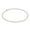 rose-gold-plated-silver, variant on 925 Sterling Silver Diamond-Cut Oval and Round Bead Ball Chain Anklet Ankle Bracelet for Women, Made in Italy (yellow-gold-plated-silver, Length 11 Inches)