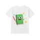 thumbnail image 2 of Girls & Boys Book Stars and Crayon Cotton Graphic Tees, Back To School Clothes Girls, Black Fun Summer Shirts With Cartoon Design, Gift For First Day of School, Round Neck Short Sleeve T-Shirt, 2 of 6
