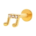 thumbnail image 1 of Ear Stud Titanium Birthday Gift Gift Ear Bone Pending Lip Stand para la nariz Lip Longitud de oro 6 mm, 1 of 8