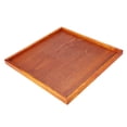 thumbnail image 2 of Bandeja de té de madera versátil de 30 x 30 x 2 cm, ideal para frutas, dulces, café y más. Ideal para uso doméstico y hotelero., 2 of 8