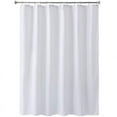 thumbnail image 5 of Cortina de ducha blanca, tela tejida, tacto suave para baño, Spa, Wa, 5 of 5
