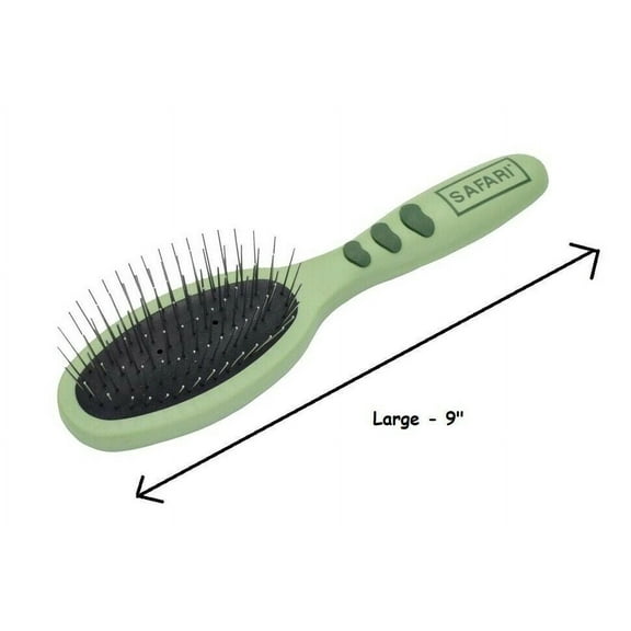 Dog Grooming Wire Pin Brush Undercoat Pet Groomers Green Tool Choose 7.25" or 9" (Large - 9")