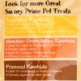 thumbnail image 2 of Savory Prime 5" Munchie Sticks Dog Chews, Beef & Chicken, 100 Count, 2 of 7