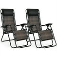 thumbnail image 4 of Gymax Set of 2 Folding Rattan Patio Lounge Chair Recliner w/ Headrest, 4 of 10