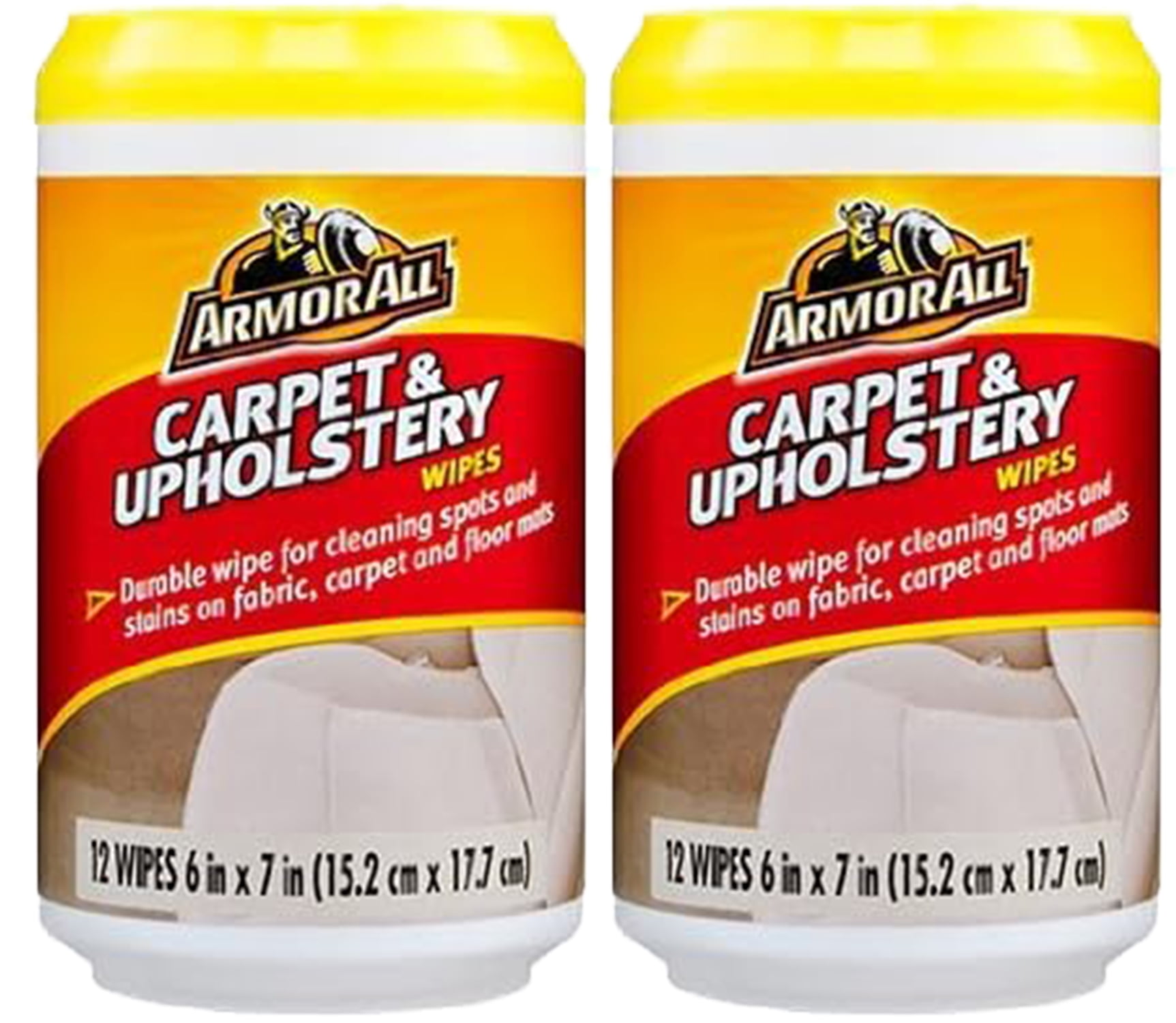 Armor All Car Cleaning Wipes Carpet & Upholstery Wipes, Durable for