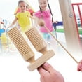 thumbnail image 2 of Percussion Wood Block 2 Tone Wooden Percussion Musical Instrument Children Musical Toys with Mallet, 2 of 5