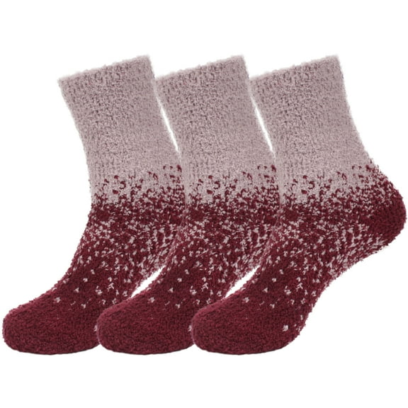 BambooMN XL Fuzzy Gradient Socks - 05 Mid Centry - 3 prs