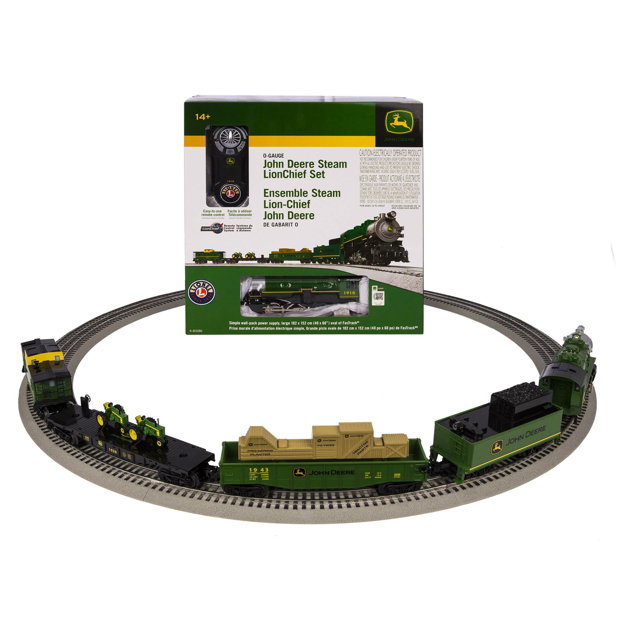 john deere electric train set