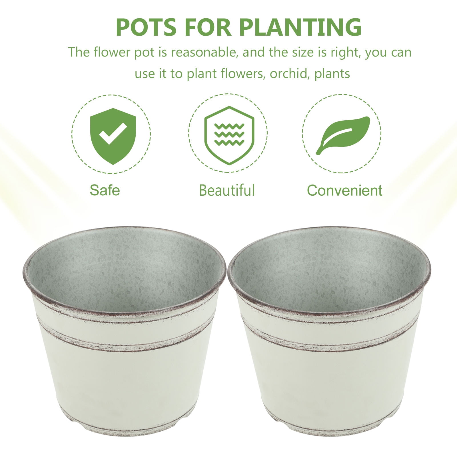 FRCOLOR 2Pcs Orchid Plant Pot Plastic Plant Pot Nursery Planter Nursery Planter Gardening Plants Pot Outdoor Plants Pot