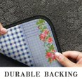 thumbnail image 6 of Pioneer Flower Floral Print Pattern Door Rugs,Washable Non Slip Door Mats Indoor,Decorative Door Mats,Entry Mat Indoor for Entrance,Bedroom,Kitchen,Bathroom,30"x17", 6 of 6