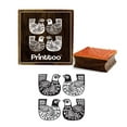 thumbnail image 1 of Printtoo Brown Wooden Rubber Stamp Bird Pattern Square Card Making Stamps-2 x 2 Inches, 1 of 2
