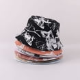 thumbnail image 2 of CoCopeaunts Tie Dye Bucket Hat Reversible Double-Sided Basin Hat Graffiti Fisherman Hat Outdoor Anti-Ultraviolet Bucket Cap, 2 of 8