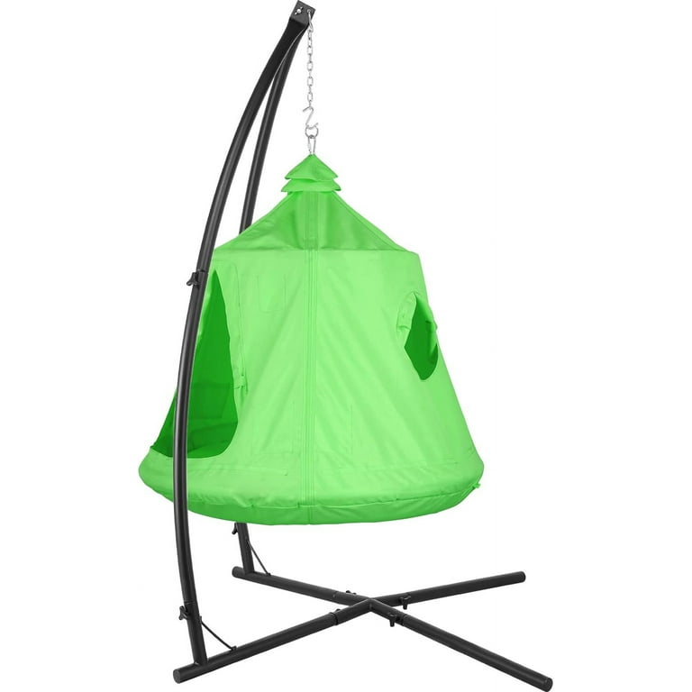 LAZY BUDDY Hanging Tree Tent with Stand, Hammock Chair Set LAZY BUDDY Hanging Tree Tent with Stand, Hammock Chair Set