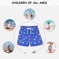 thumbnail image 6 of FORMRS Boys Swim Trunks Quick Dry Mesh Lining Beach Boardshorts, Sizes XS-XL, Colorful Cartoon Planets, 6 of 7