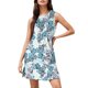 thumbnail image 1 of WILLBEST Faldas Para Mujer Vestido De Verano Informal Con Estampado Para Playa, Elegante, Flotante, De Longitud Media, Con Cuello Redondo Y Sin Mangas, 1 of 3
