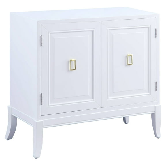 ACME Clem Console Table with Door in White