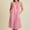 Pink, variant on Yteetum Dresses for Women 2025 Cotton Linen Sleeveless Button Beach Dress with Pockets Ladies Vacation Summer Solid Color Sleeveless Hollowed Out Midi Beach Dress