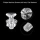 thumbnail image 4 of M4 x 12mm Plástico Phillips Máquina Tornillos con Tuercas y Planas Arandelas, PC Plana Cabeza Máquina Pernos Transparente 20 Juegos, 4 of 4