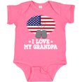 thumbnail image 3 of Inktastic I Love My Grandpa Military Grandson Boys or Girls Baby Bodysuit, 3 of 5