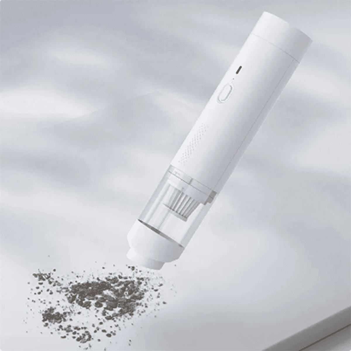 Wireless Car Vacuum Cleaner High Suction Blow Air Extraction Charging Model Home and Car Vacuum Cleaner White