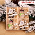 thumbnail image 3 of Colgante de Navidad de madera, decoración navideña para el hogar, adornos colgantes para árbol de Navidad 2023, regalos para niños, Año Nuevo 2024, 3 of 5