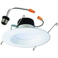 thumbnail image 2 of HALO LT 5/6 inch Selectable 3CCT 3000-5000K Integrated LED, White Recessed Light, Dimmable Retrofit Trim 6 Pack, 2 of 8