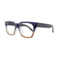 thumbnail image 4 of Ravello Line Bifocal Premium Reading Glasses, High-End Readers +1.25 to +3.50 Magnifying, Fashion Square (Blue, Orange) NY Fifth Avenue, 4 of 4