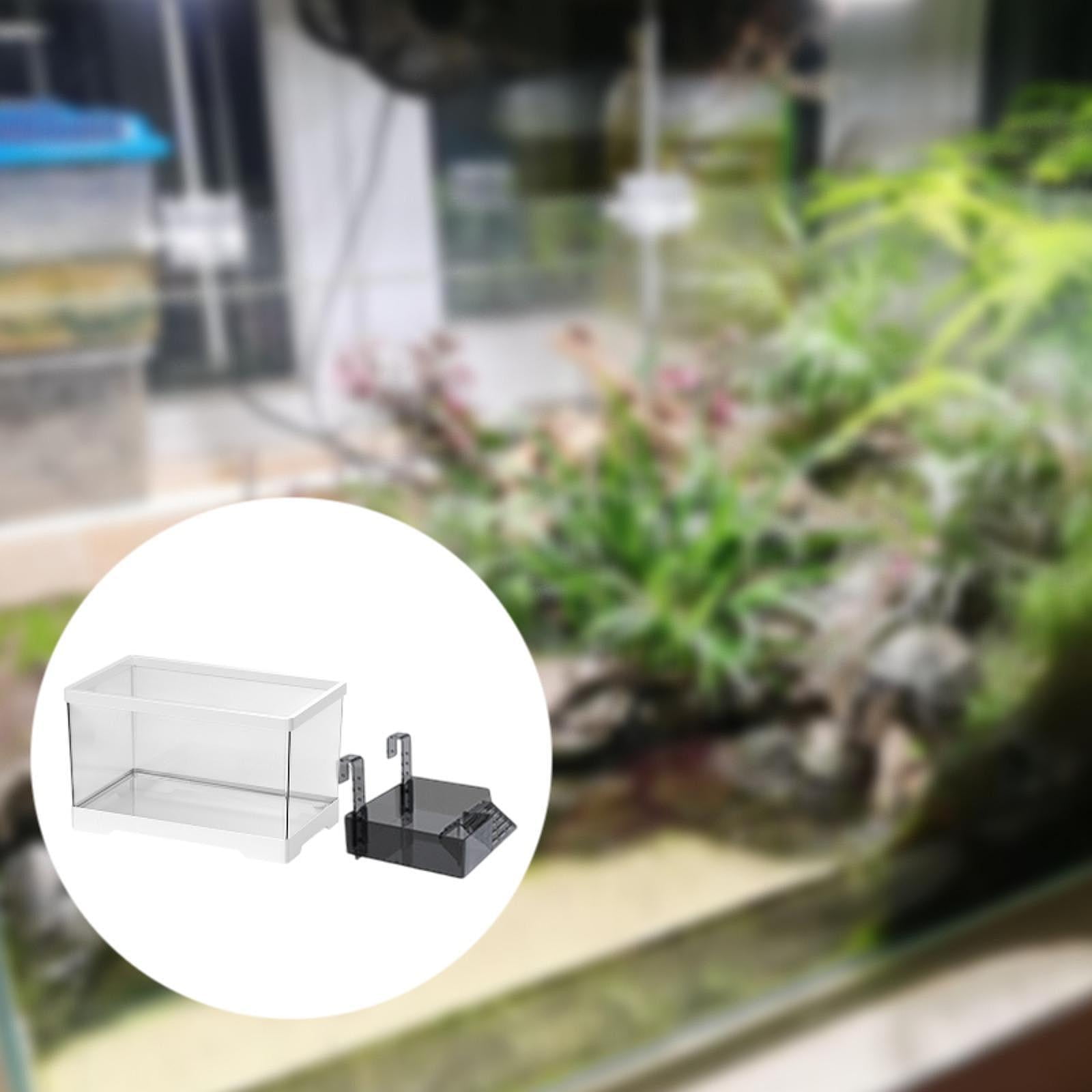 CarpNettore Turtle Tank Aquarium Tortoise Enclosure Starter Kit Hideout Reptile Tank with Basking Platform Aquatic Terrarium for Breeding L with Platform