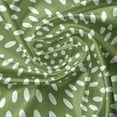 thumbnail image 5 of Ambesonne Green Valance Pack of 2, White Simple Polka Dots, 42"X18", Olive Green and White, 5 of 5