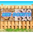 thumbnail image 1 of Mini Donuts 13 oz Vinyl Banner With Metal Grommets, 1 of 4