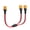 XT60 1 Female to 2 Male, variant on mistyhony XT60 Splitter Cable,12AWG XT60 1 Female to 3 Male Connector Cable for UAV Phantom Quadcopter RC Car(1FT)
