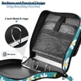 thumbnail image 4 of FORMRS Zipper Binder with Shoulder Strap 2-inch Ring 500 Sheet Capacity File Bag, Small Daisy, 4 of 5