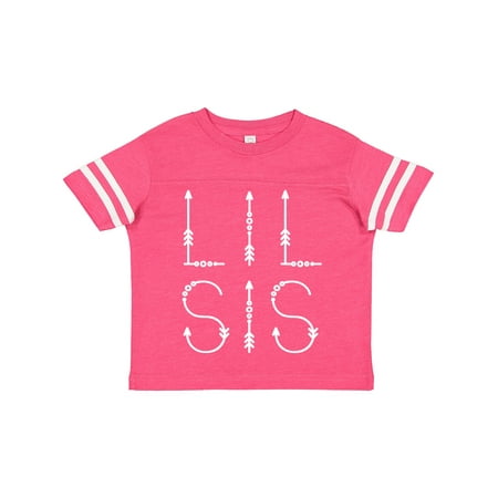 

Inktastic Little Sister Announcement Lil Sis Gift Toddler Toddler Girl T-Shirt