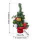 thumbnail image 3 of Mini Árbol de Navidad de Escritorio con Frutos Rojos, 9.8 Pulgadas, de Plástico, para Decoración Navideña | Pequeño Árbol de Navidad Verde Festivo para Oficina, Dormitorio, Sala de Estar., 3 of 6