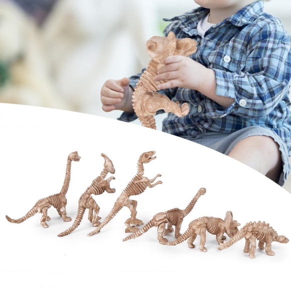 Esqueletos Fósiles De Dinosaurio, Modelo De Esqueleto De Dinosaurio Decorativo De Color Vintage, Para Niños De Exposición De Historia