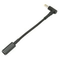 thumbnail image 2 of Adaptador USB C A CC De 5,5 X 2,5 Mm, Adaptador De Corriente Tipo C PD 20 V 5 A De Punto De Nailon 100 W De Doble Chip Para Viajes ANGGREK USB C to DC 5.5x2.5mm Adapter, 2 of 8
