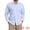 Blue, variant on DARING DIVA Men's Striped Button Down Long Sleeve Stretch Shirts S Red