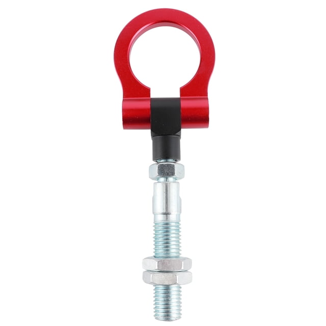 Tow Hook Red Folding Ring Car Racing Tow Hook Front Auto Trailer Heavy Duty Tow Hook Red Folding Ring Racing Car Refitting Fit For Veloster 2012-2017