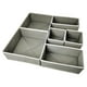 thumbnail image 1 of Cajas de Almacenamiento con Tapa, Juego de 6 Cajas Plegables para Guardarropa, Organizador Que Ahorra Espacio, Tela No Tejida, Cubo con Cierre de Cremallera, 1 of 5
